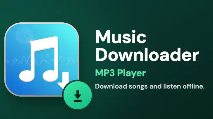 Music Downloader & Mp3 Player feature graphic