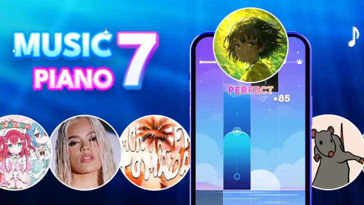 Music Piano 7: Rush Song Games feature graphic