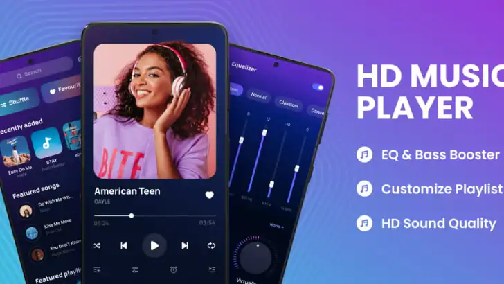 Music Player Offline & MP3 feature graphic