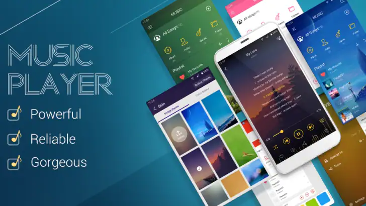 Music Player Plus feature graphic