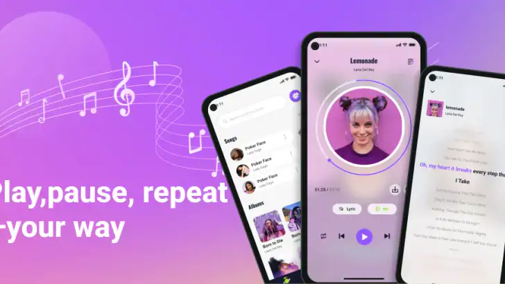 Musicnix - MP3 Player feature graphic