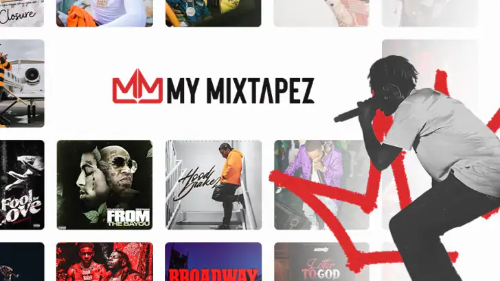 MyMixtapez: Playlists 24/7 feature graphic