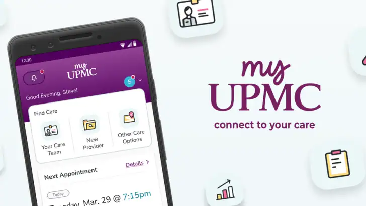 MyUPMC feature graphic