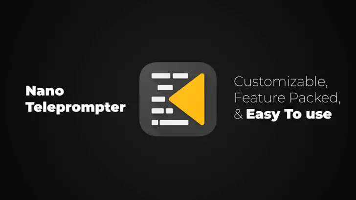 Nano Teleprompter feature graphic