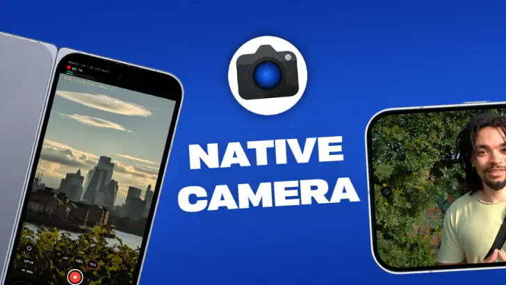 Native Camera feature graphic