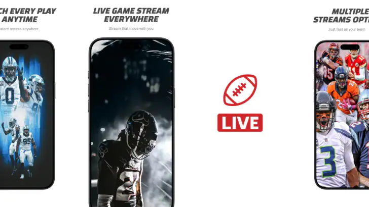 NFL Live Stream - HD Streaming feature graphic