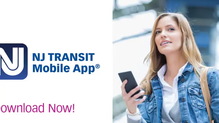 NJ TRANSIT Mobile App feature graphic