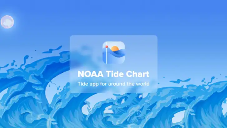 NOAA Tide Chart & Forecast feature graphic