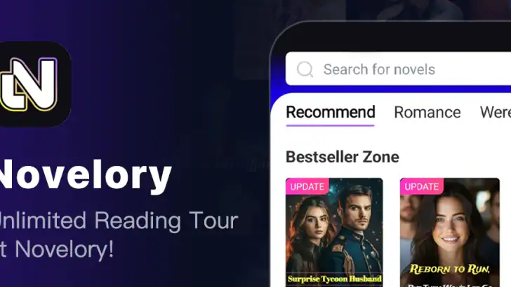 Novelory – Addictive Novels feature graphic
