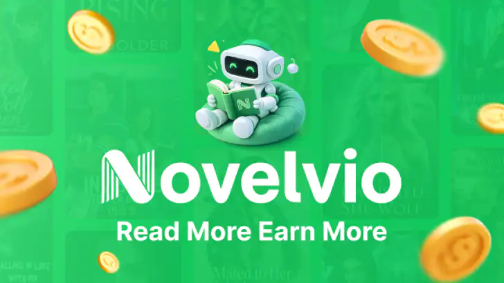 Novelvio - Read & Earn feature graphic