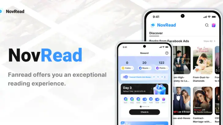 NovRead feature graphic
