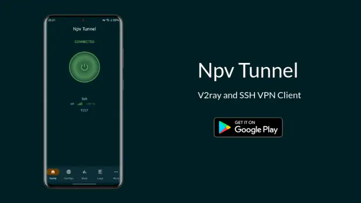 Npv Tunnel V2ray/SSH feature graphic
