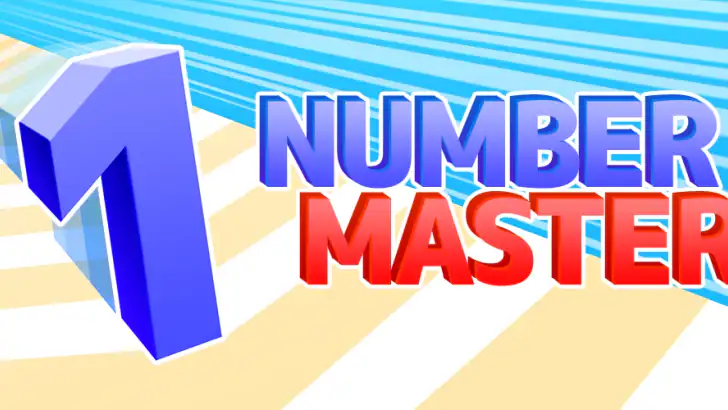 Number Master: Run and merge feature graphic