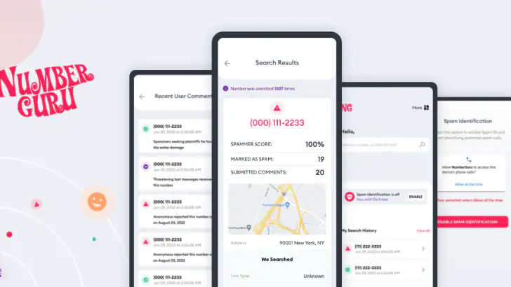 NumberGuru: Spam & Caller ID feature graphic