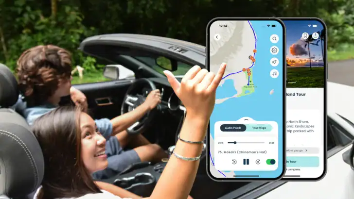 Oahu Hawaii Audio Tour Guide feature graphic