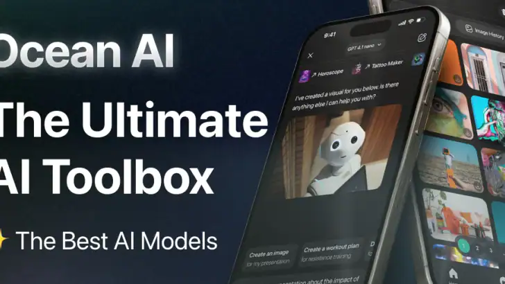 Ocean AI－Chatbot・Ask Anything feature graphic