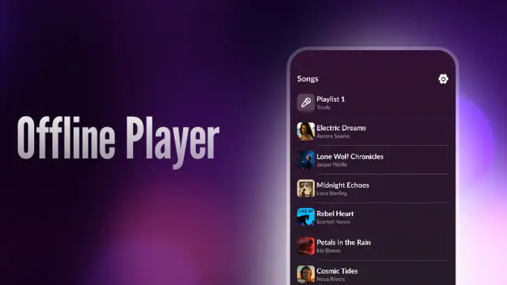 Offline Player: Local Music feature graphic
