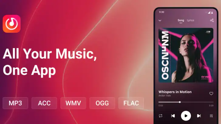 OneMusic - Music, Mp3 Player feature graphic