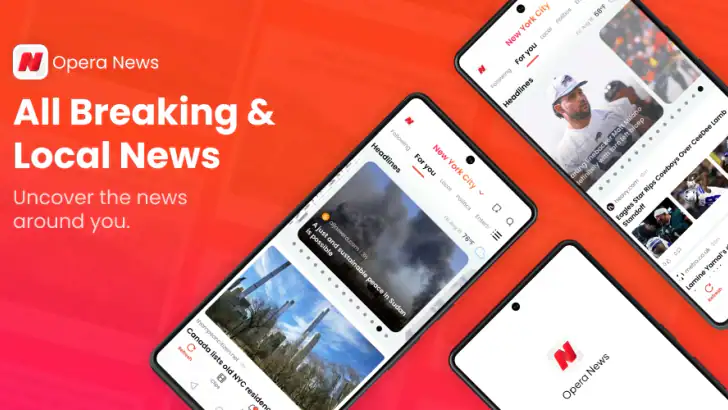 Opera News: breaking & local feature graphic