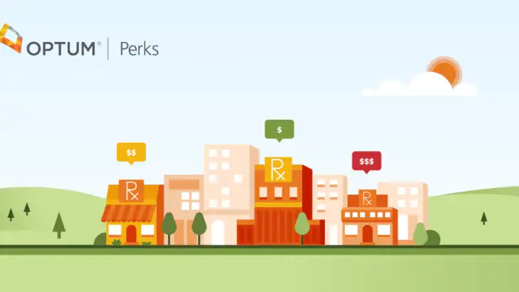Optum Perks: Rx Discount Card feature graphic
