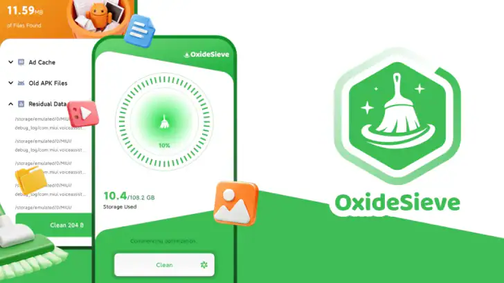 OxideSieve - DustClear feature graphic