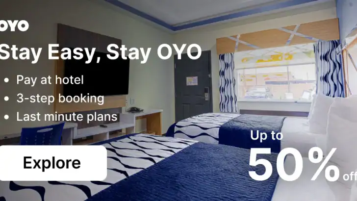 OYO: Hotel Booking App feature graphic