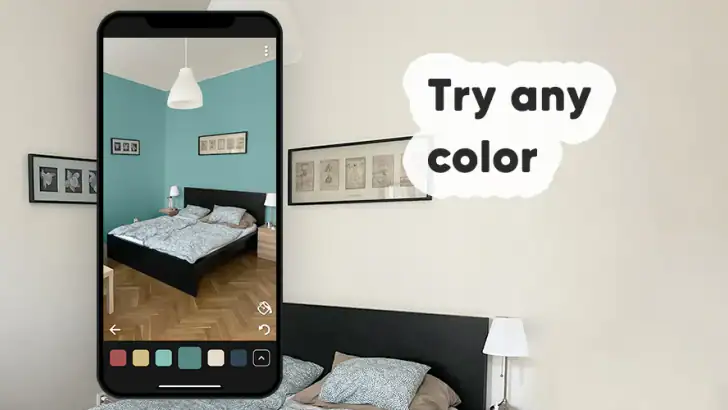 Paint my Room - Try wall color feature graphic