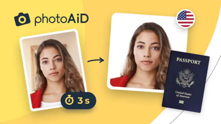 Passport Photo Maker & Checker feature graphic