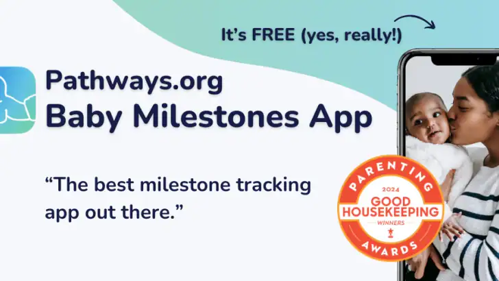 Pathways.org Baby Milestones feature graphic