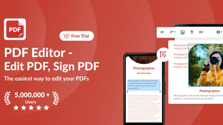 PDF Editor: Edit PDF, Sign PDF feature graphic
