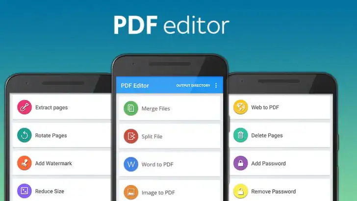 PDF editor & PDF converter pro feature graphic