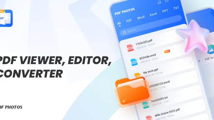 PDF Photos & PDF Reader feature graphic