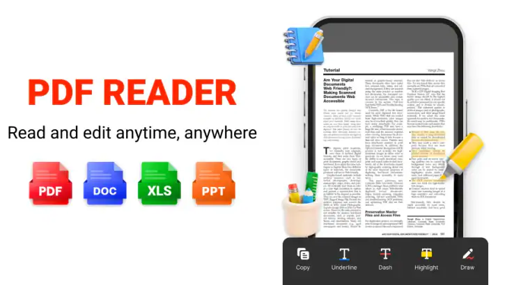 PDF Reader, All PDF Viewer feature graphic