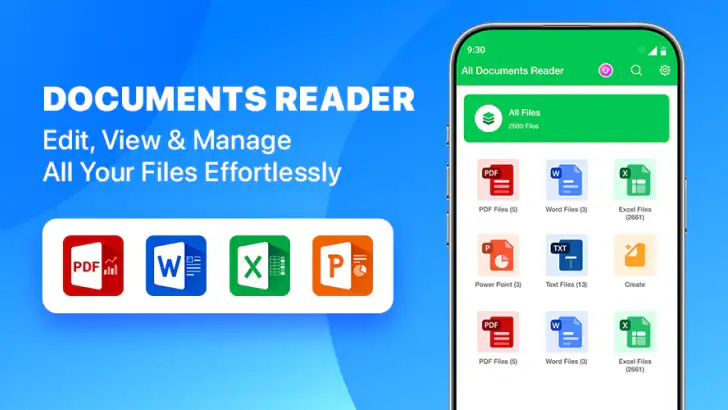 PDF Reader: Document Reader feature graphic