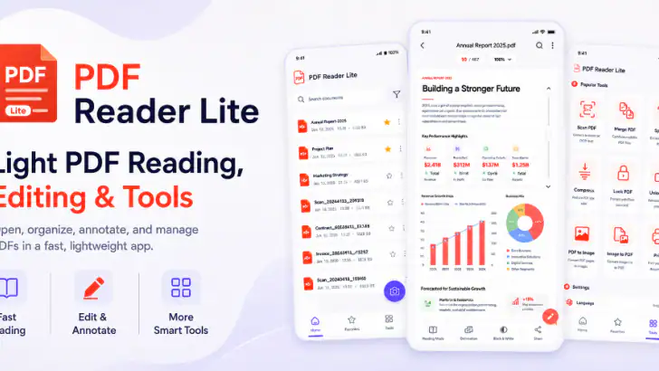 PDF Reader Lite - Fast Viewer feature graphic