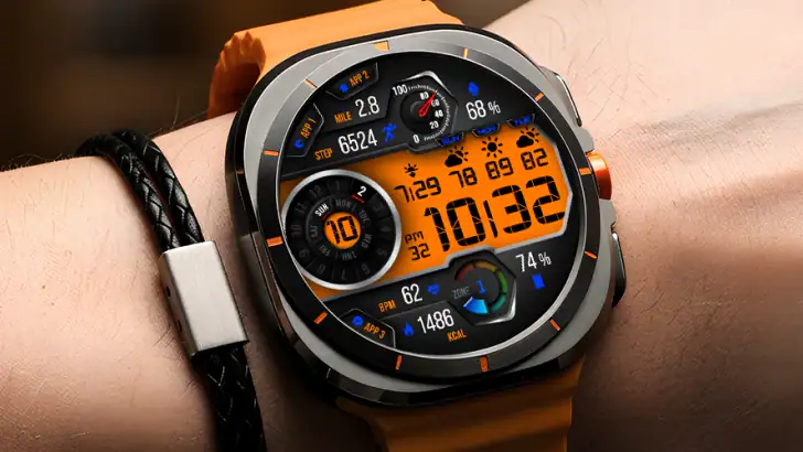 PER12 Digital Watch Face feature graphic