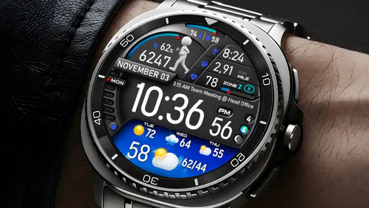PER23 Digital Watch Face feature graphic