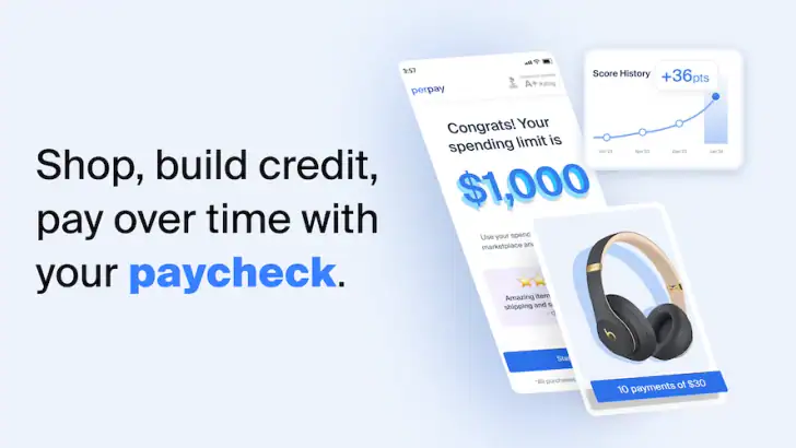 Perpay - Shop and Build Credit feature graphic