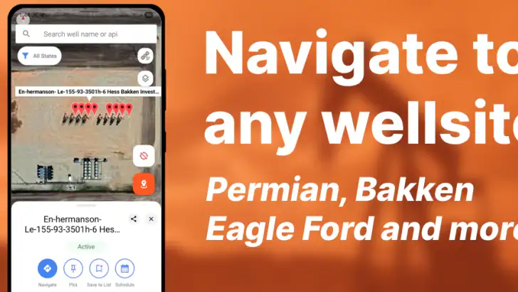 Petrix Maps Oilfield Navigator feature graphic