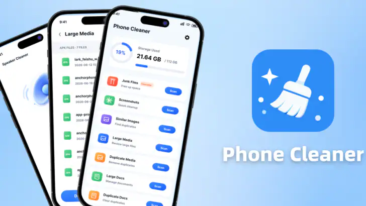 Phone Cleaner feature graphic