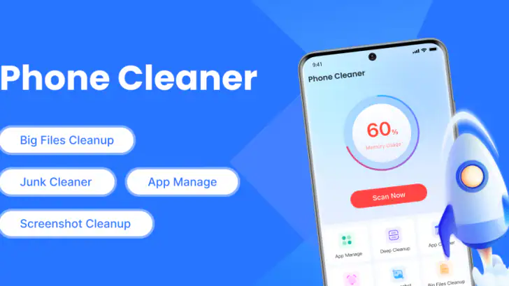 Phone Cleaner Junk Scan feature graphic