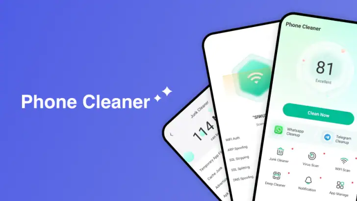 Phone Cleaner - Virus Scan feature graphic