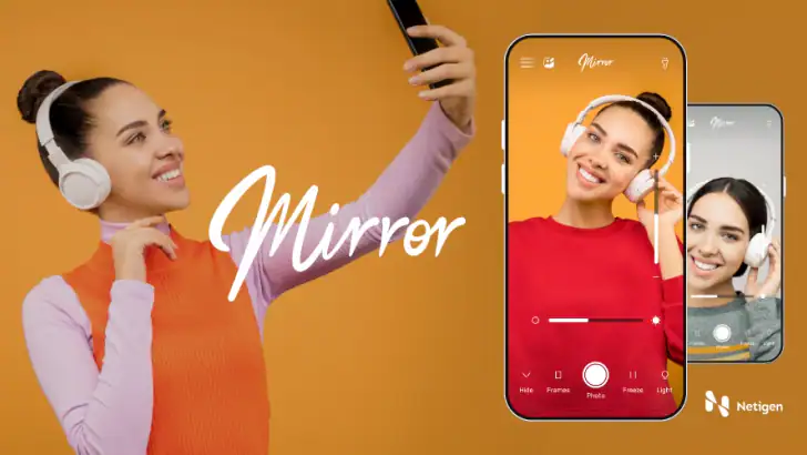 Phone Mirror app - True Mirror feature graphic