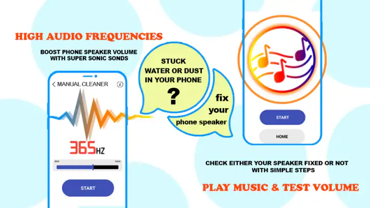 Phone speaker cleaner feature graphic