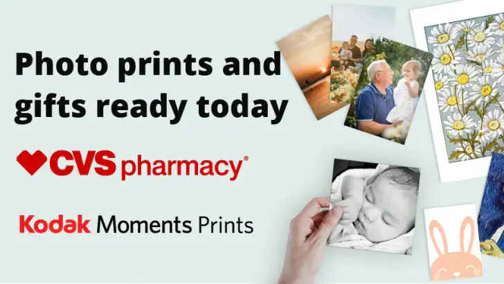 Photo Prints Now: CVS Photo feature graphic