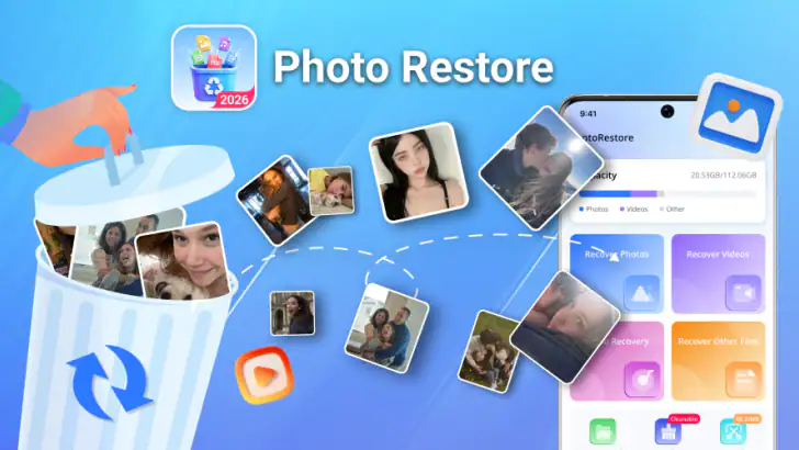 PhotoRestore - File Recover feature graphic