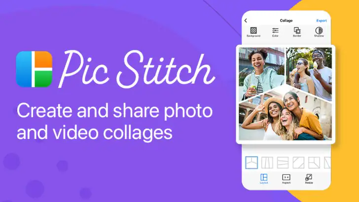 Pic Stitch: Collage Maker feature graphic