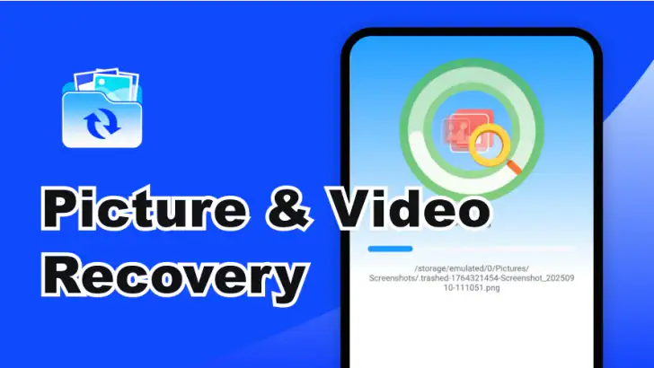 Picture & Video Recovery feature graphic