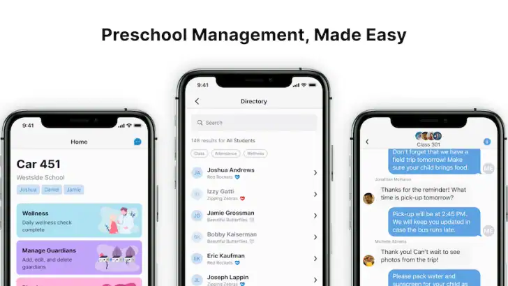 Playground: Child Care App feature graphic