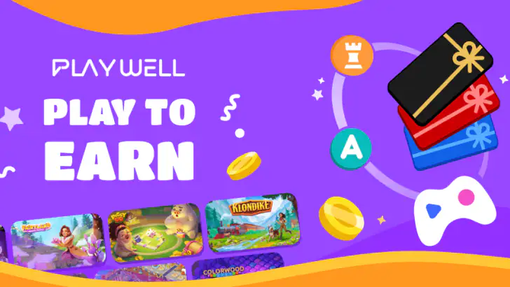 PlayWell: Play to Earn Money feature graphic